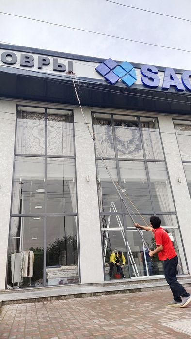 Мойка чистка фасадов зданий домов