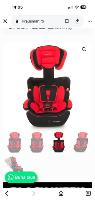 Scaun auto krausman