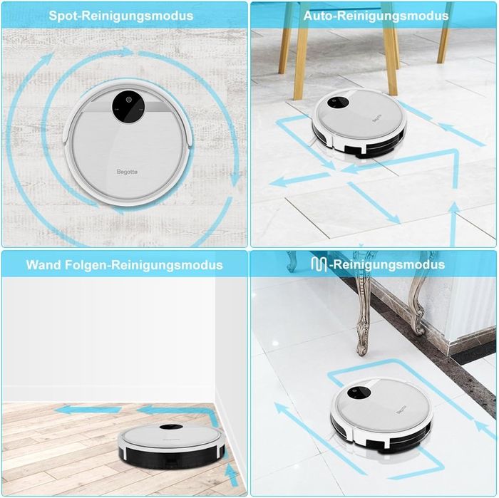Робот прахосмукачка Bagotte BL509  за сухо и мокро почистване