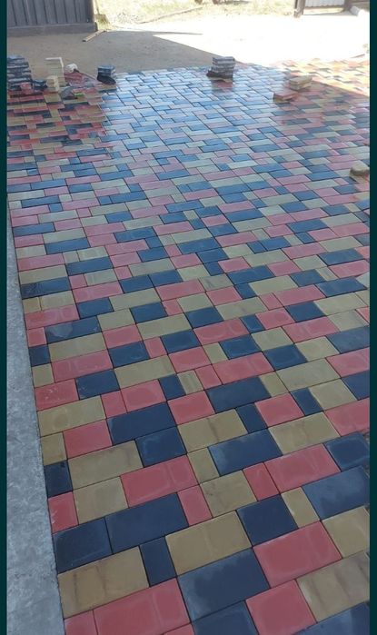 Брусчатка, укладка брусчатки