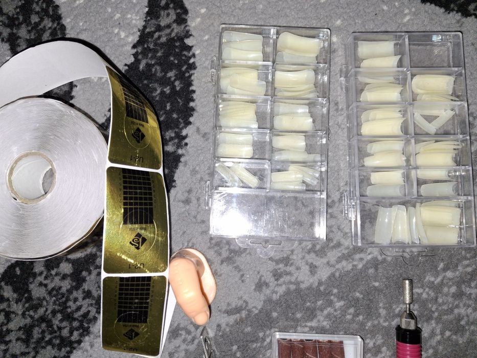 Vand Tipsuri unghii, Sabloane constructie, Cleste, Freza