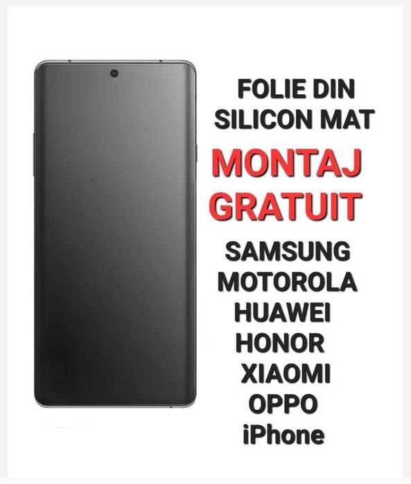 Folie Silicon Mat sau Clar Motorola Edge 60 50 40 Fusion Neo Ultra