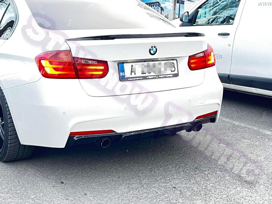 Дифузьор / Добавка за задна броня за БМВ Ф30 Ф31/ BMW F30 F31 Diffuser