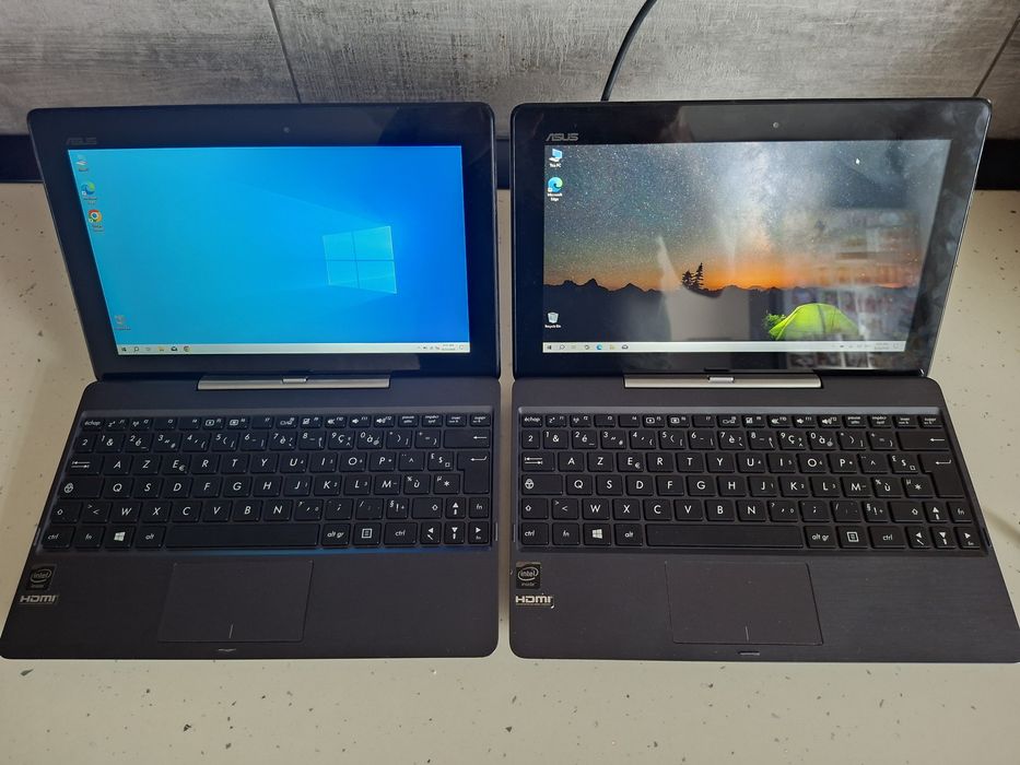 Asus eMMC 65gb-500gb hdd 2in1 tablete laptop