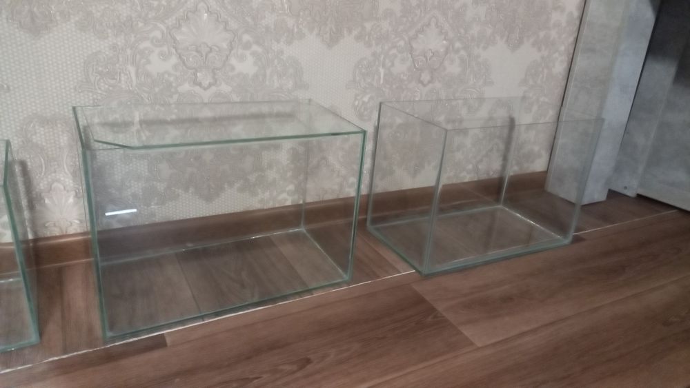 Аквариумы  разные новые
