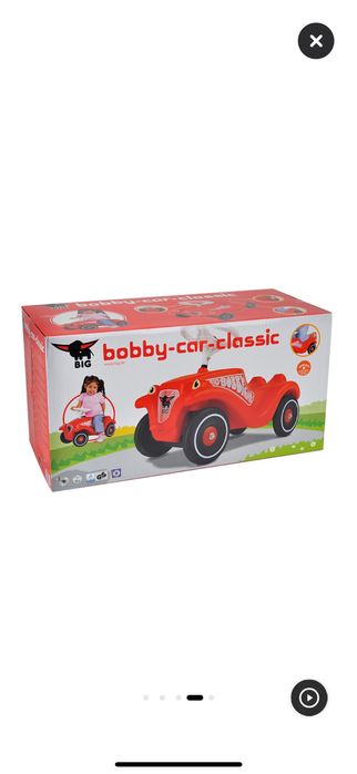Vand Masinuta Ride-on Big - Bobby Car Clasic, rosu