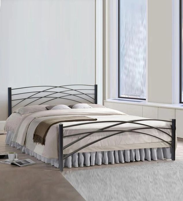 Двуспальная  кровать Loft krovat темир крават metal kalavat Лофт