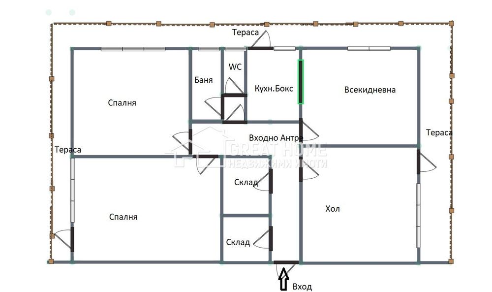 Продава се Четиристаен апартамент в Търговище, Център - 135 кв.м за 643 €/кв.м - Снимка #7
