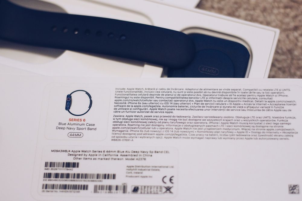 Apple Watch 6 GPS+Cellular 44MM