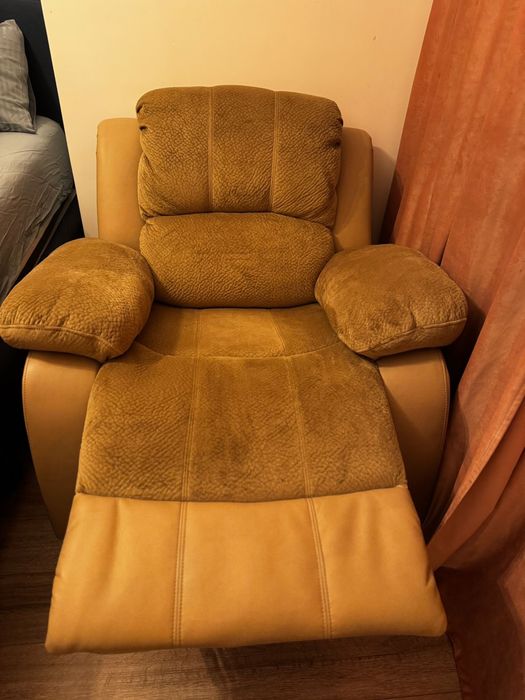 Fotoliu recliner Mobexpert, culoare bej!