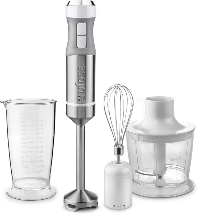 миксер, блендер, пасатор Ufesa Vario 3в1, 1000W, неръждаема стомана
