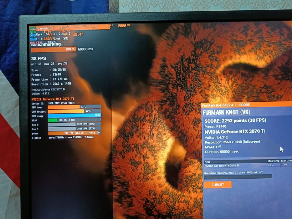 Видеокарта rtx 3070ti