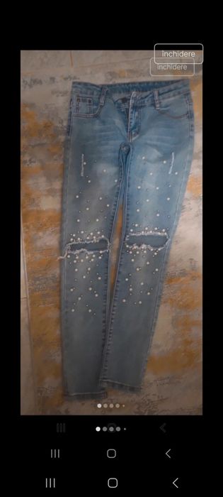 Blugi cu margele marime s