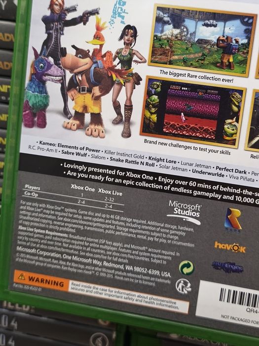 Joc/jocuri  copii Rare Replay One Epic Collection Xbox One contine 30 joculete din anii  1983-2008