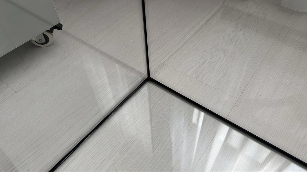 ЧИСТО НОВ 112 литра 80/35/40 аквариум AquaEl