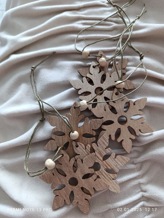 Ёлочные деревянные игрушки