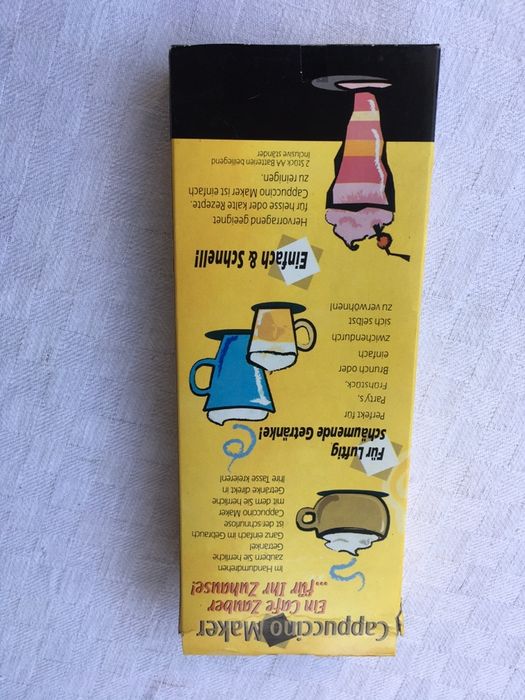 Cappucino maker cu baterii