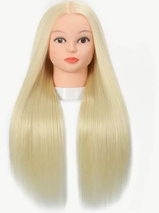 Тренировъчна глава с естествена коса