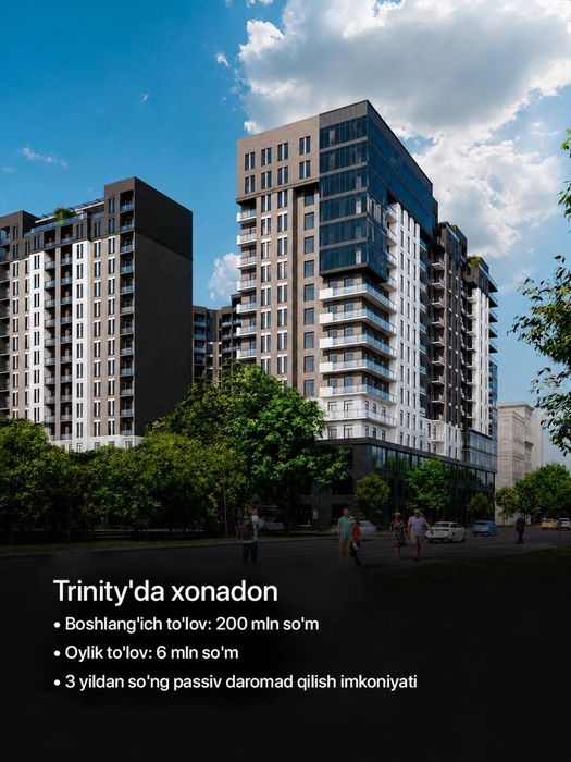 “Yunusobod city”da Novostroyka 2 xona dom sotiladi!
