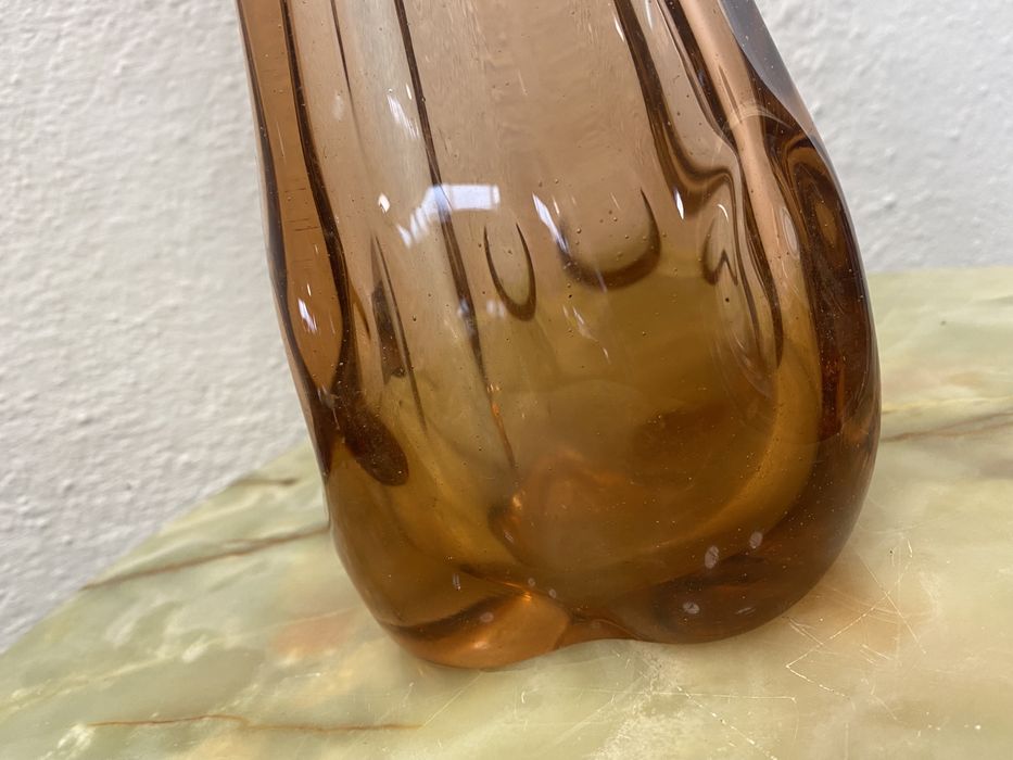 Италианска ваза от топено стъкло