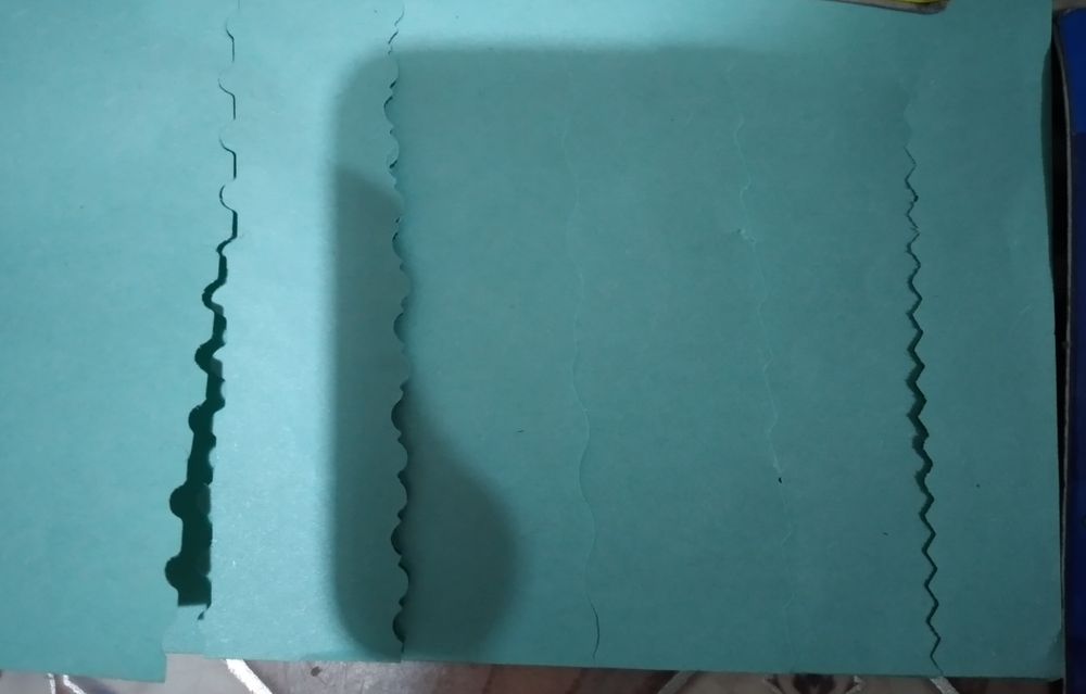 Ножница разный узор