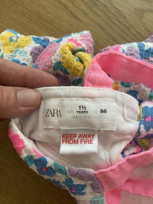 Zara бебешка рокля и тениска