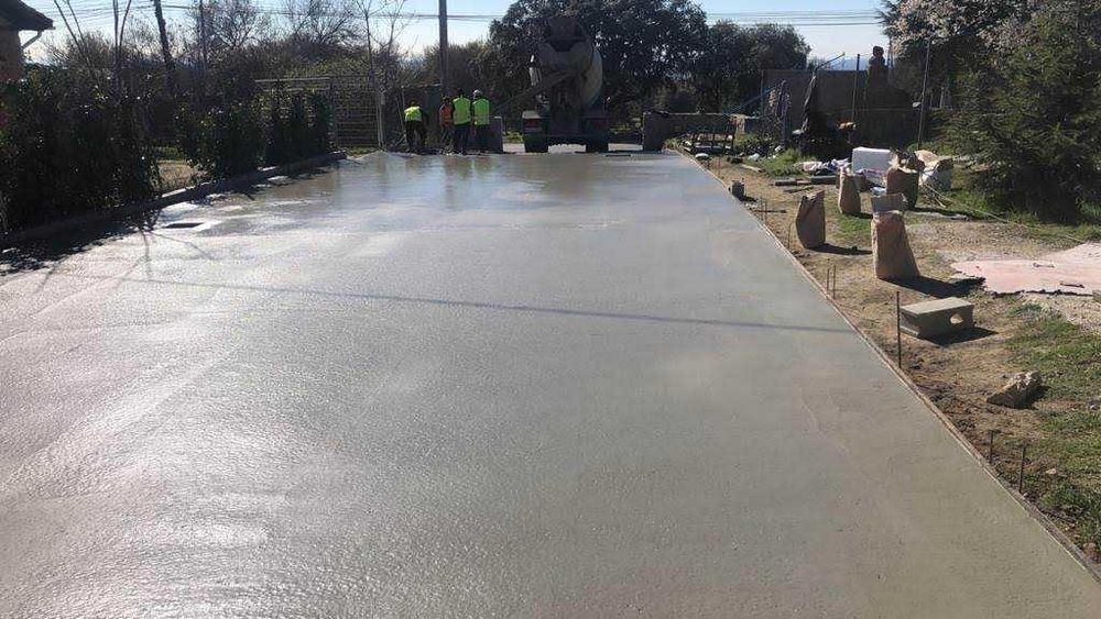 Beton amprentat si elicopterizat