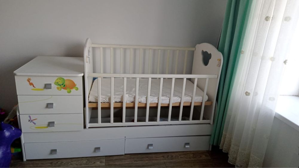 Детский кровать 2в1