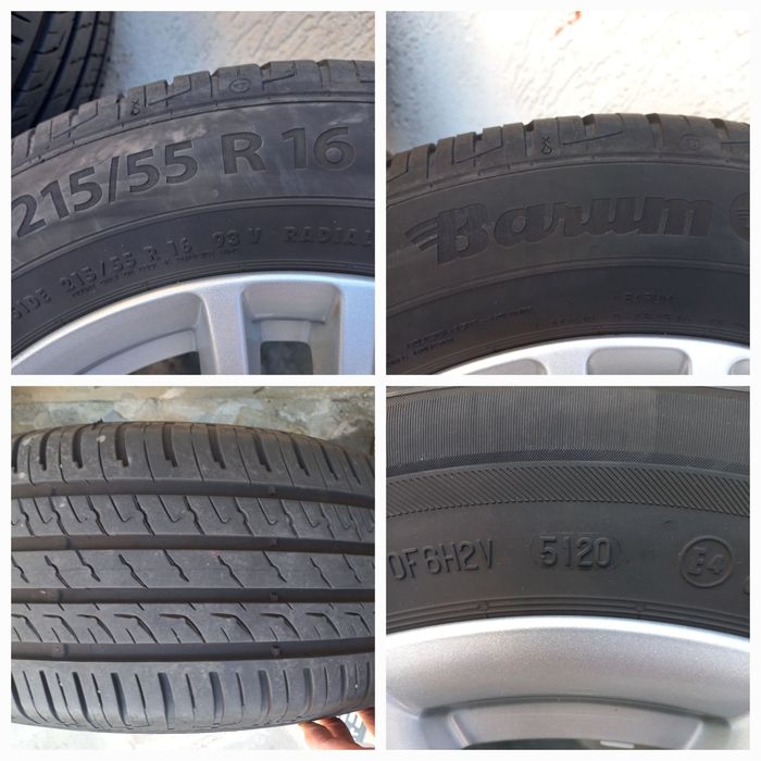Roti vara ford focus/215/55 R16/Anvelope Barum 2020 Et50