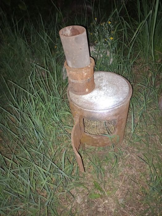 Буржуйка печь чугунный