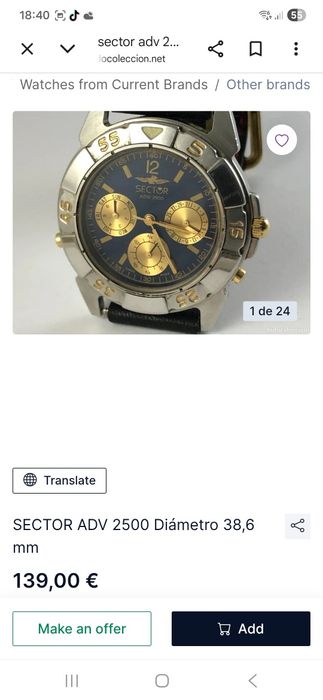 Ceas Sector Adventure ADV 2500