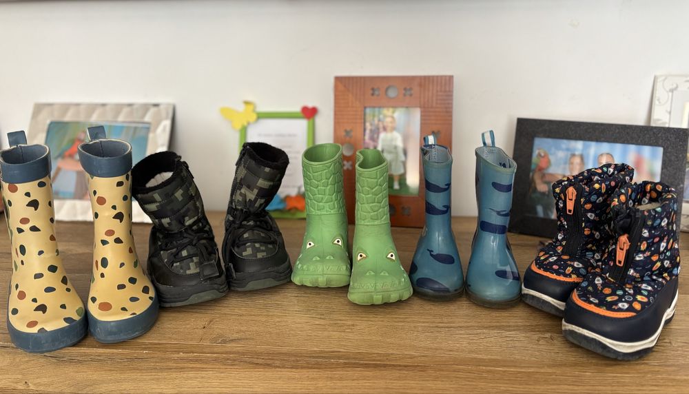 Детски гумени ботушки за дъжд и за сняг