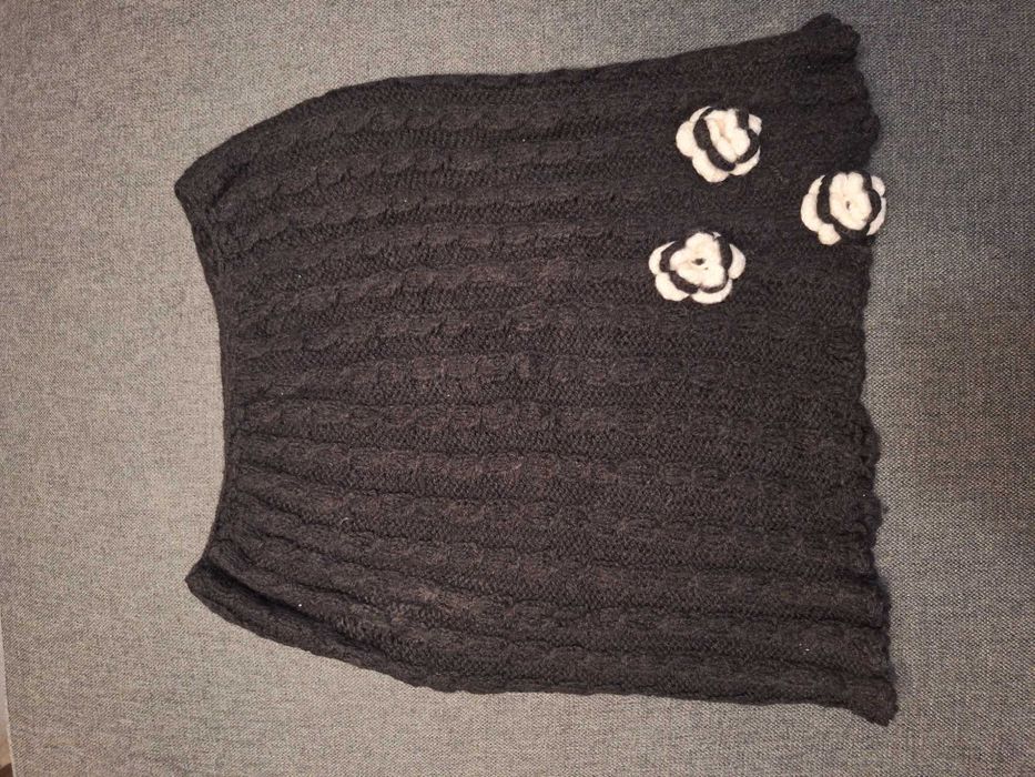 Дамски наметки черна/бяла , размер S-M