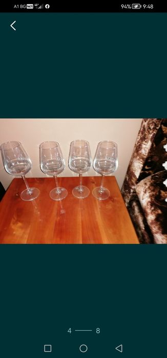 Чаши за безалкохолно, високоалкохолно и чаши за уиски,