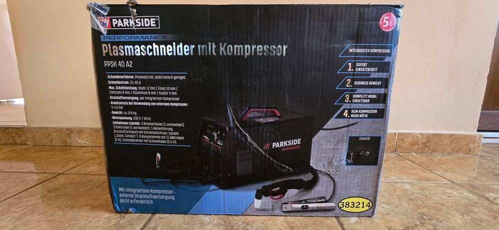 Aparat de tăiat cu plasmă parkside