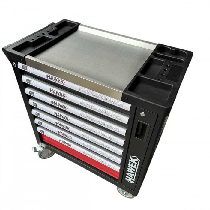 Празен шкаф за инструменти със 7 чекмеджета HAWEK