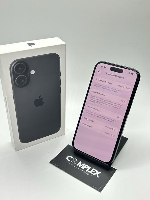 Iphone 16 - 128Gb - Batrie 97% - CA NOU + Garantie