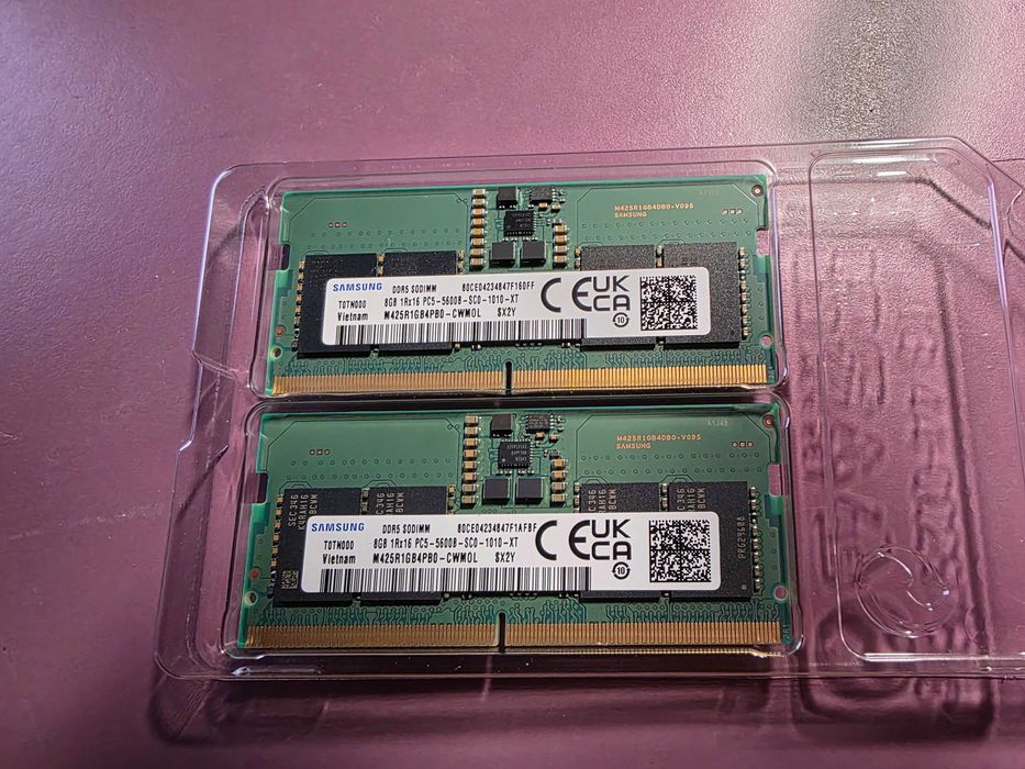 Memorie laptop SODIMM Samsung 2x8GB DDR5 1Rx16 PC5-5600 MHz