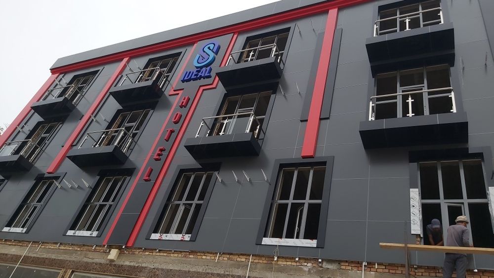 Алюкабонд алибонд хизмати акфа фасад ишлари