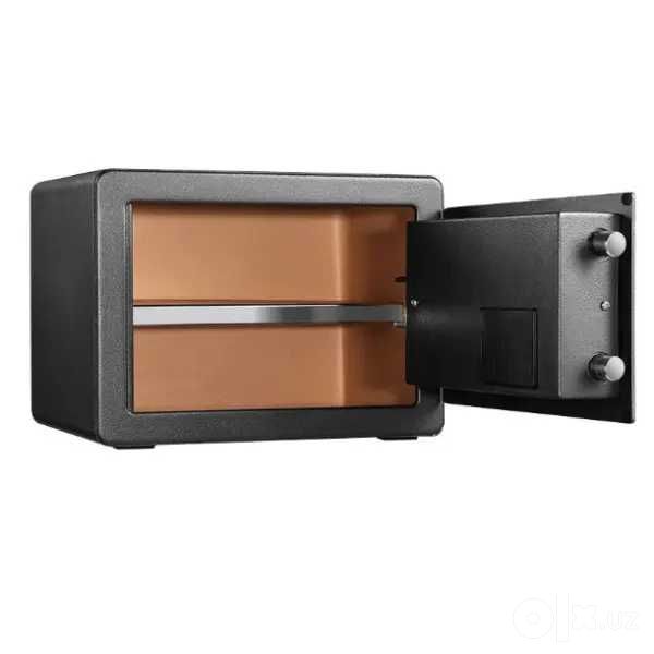 Сейф Deli 33559 потайной сейф с отпечаткой черный 25х35х25 10кг