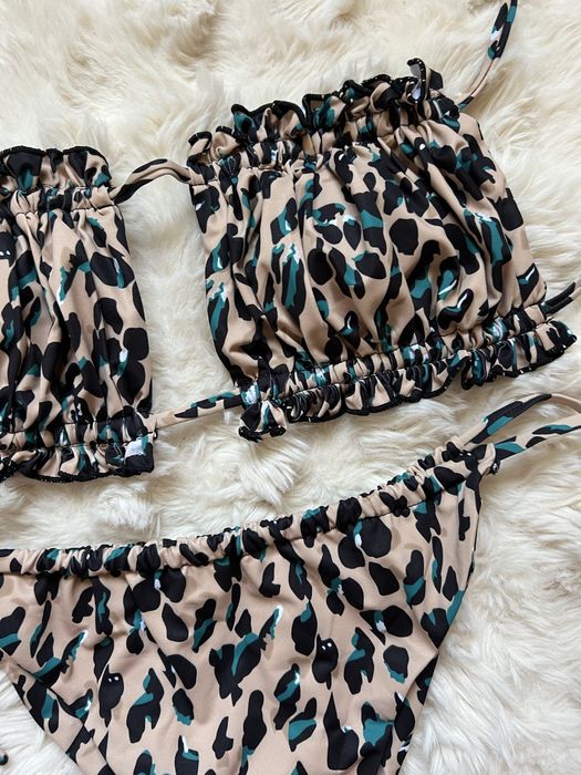 Costum de baie leopard print