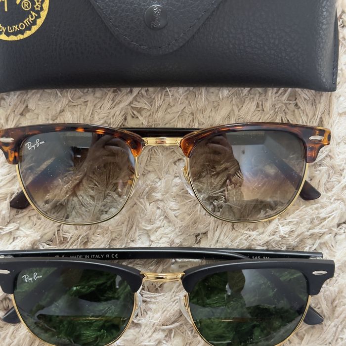RayBan Clubmaster Gold / Leopard