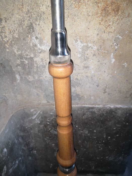 Ретро винтидж дървена лампа лампион