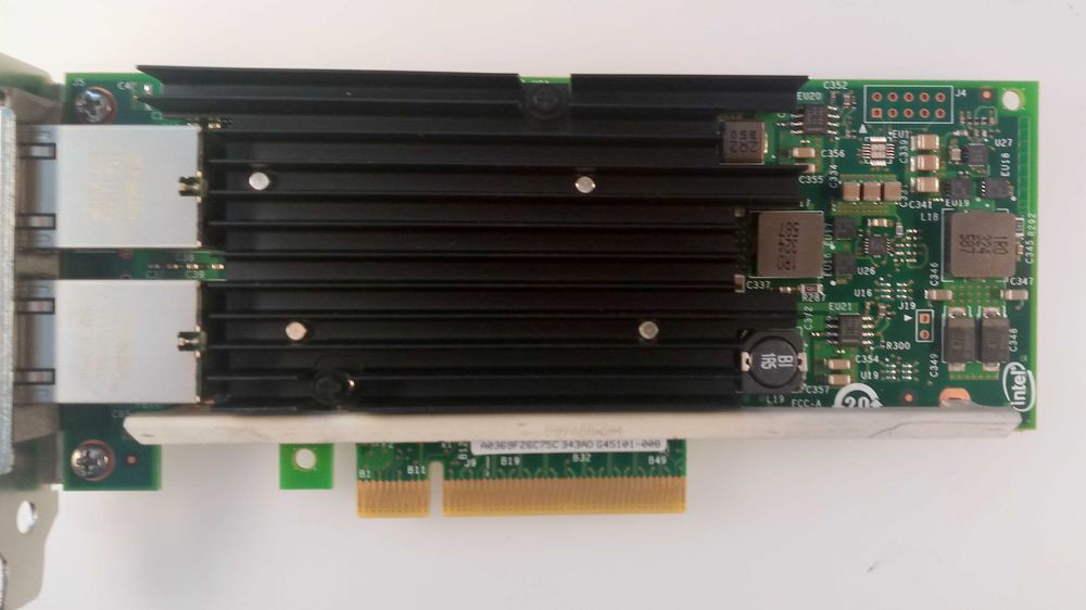 10Gb 10GBaseT DP HPE 561T Intel x540 Мрежов Адаптер HSTNS-B019