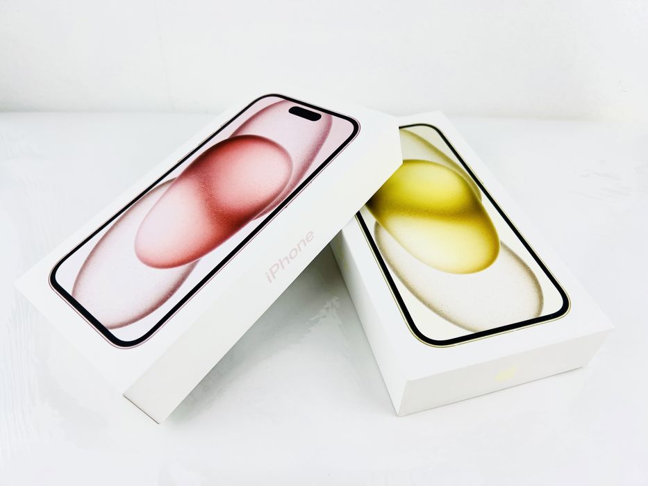 НОВ! Apple iPhone 15 128GB Yellow / Green / Pink Гаранция!