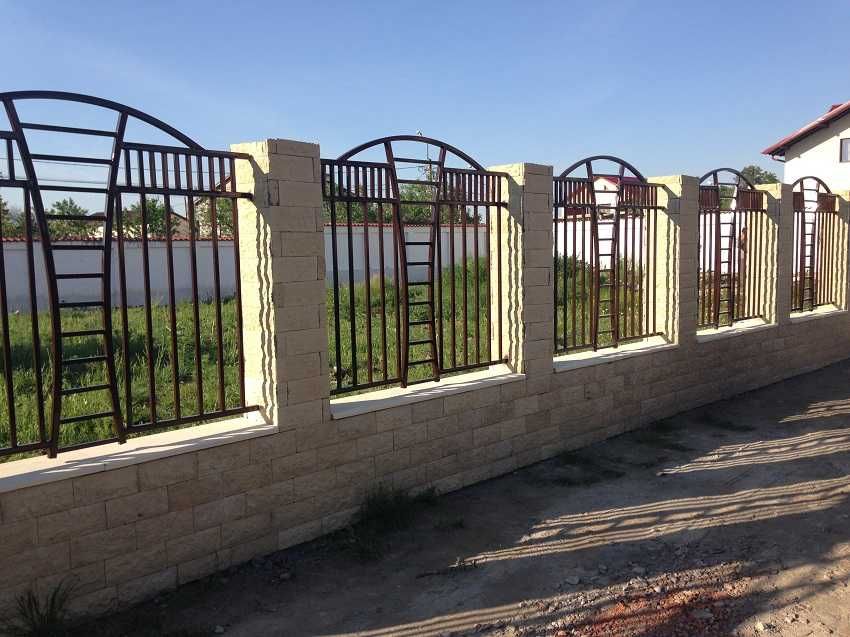 Garduri din panou stil jaluzele, sipca metalica, tabla si alte modele