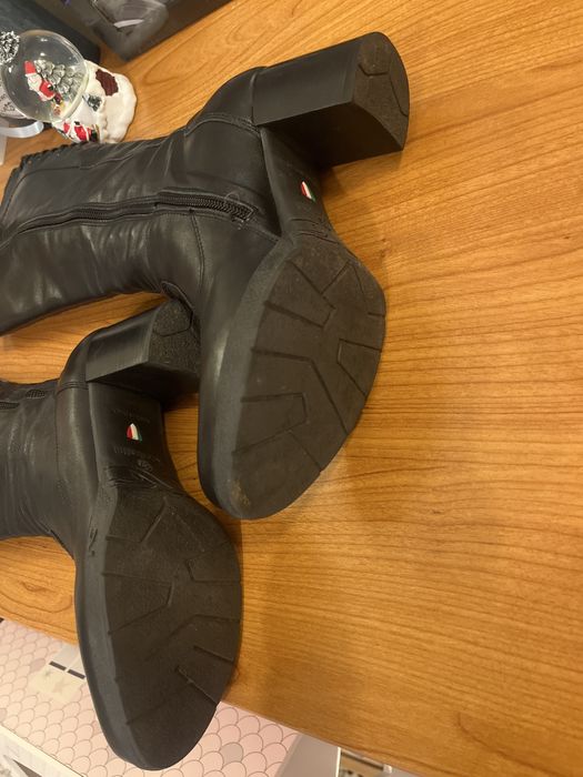 Дамски ботуши от естествена кожа Nero Giardini