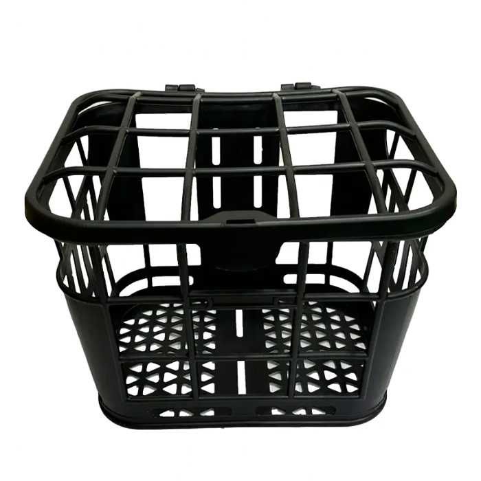 Кошница за велосипед с капак Mercado Trade, PVC, Черен