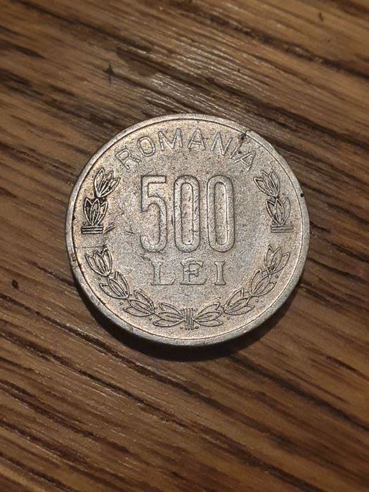 Moneda 500 Lei. Doua monede 200 lei