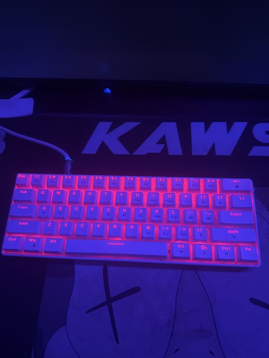 Tastatura gaming qwerty rice v3 alba